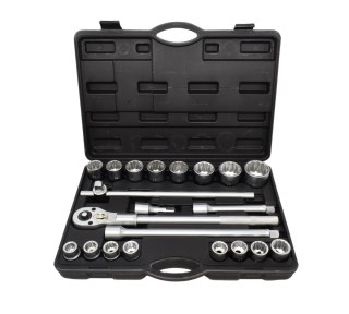 AWTOOLS ZESTAW KLUCZY NASADOWYCH 12KĄTNYCH 3/4" 21 ELE.