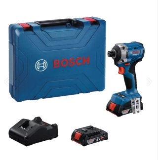 BOSCH ZAKRĘTARKA UDAROWA 18V GDR 18V-215 2x2,0Ah 215Nm WALIZKA