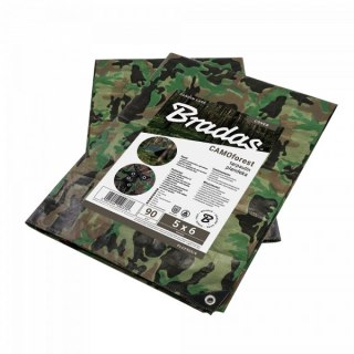 BRADAS PLANDEKA KAMUFLAŻOWA 90g 10*15m CAMOFOREST...