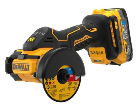 DEWALT PRZECINARKA 76mm 18V DCS438E2T 2x1,7Ah POWERSTACK TSTAK