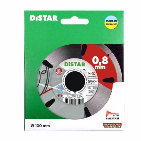 DISTAR TARCZA DIAMENTOWA CLEANER 100 x 0,8 x 5 x 22,23mm