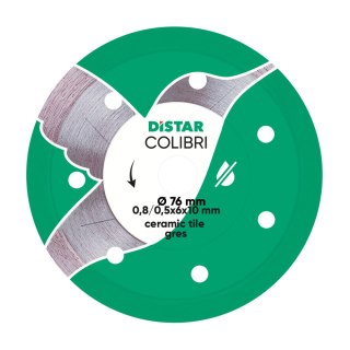 DISTAR TARCZA DIAMENTOWA COLIBRI 75 x 0,8 x 6 x 10H