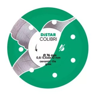 DISTAR TARCZA DIAMENTOWA COLIBRI 75 x 0,8 x 6 x 10H