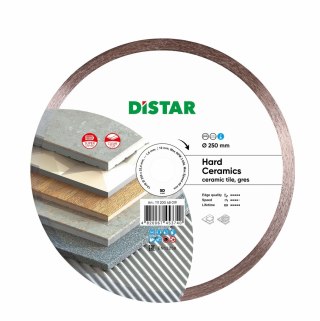 DISTAR TARCZA DIAMENTOWA HARD CERAMICS 250 x 1,6 x 10 x 25,4