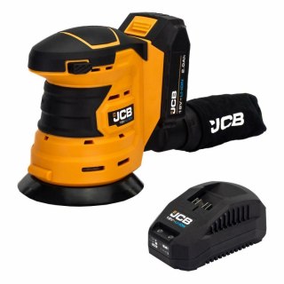JCB SZLIFIERKA MIMOŚRODOWA 18V 125mm 1x2,0Ah TORBA