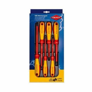 KNIPEX ZESTAW WKRĘTAKÓW IZOLOWANYCH VDE 6szt