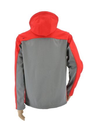 AWTOOLS KURTKA SOFTSHELL BLUZA T4/ CZERWONO-SZARA/ M