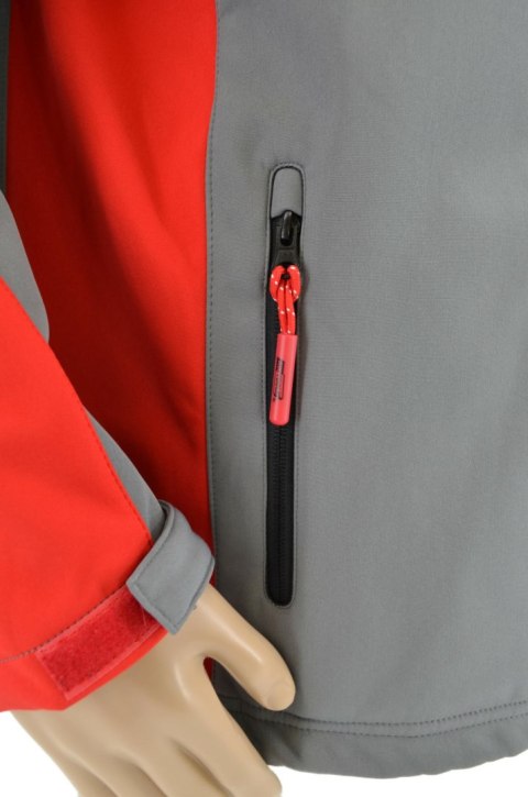 AWTOOLS KURTKA SOFTSHELL BLUZA T4/ CZERWONO-SZARA/ M