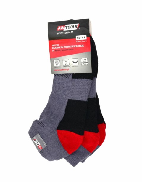 AWTOOLS SKARPETY KRÓTKIE ROZ.39-42 / 3SZT. AWTOOLS SKARPETY KRÓTKIE ROZ.39-42 / 3SZT.