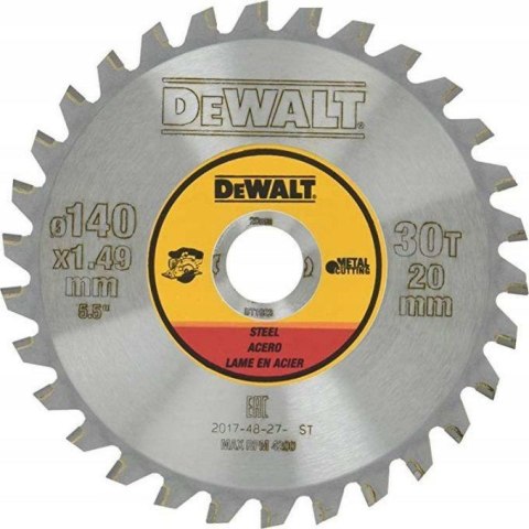 DEWALT PIŁA TARCZ.140x20mmx30z DEWALT PIŁA TARCZ.140x20mmx30z