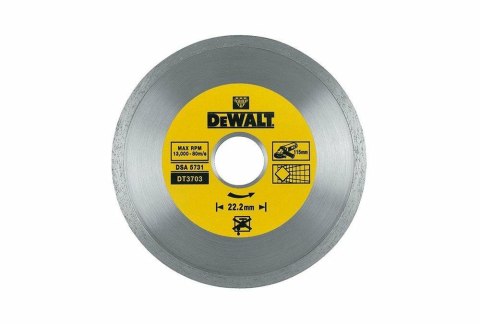 DEWALT TARCZA DIAM.PEŁ. 115x1,6x5x22,2mm DEWALT TARCZA DIAM.PEŁ. 115x1,6x5x22,2mm
