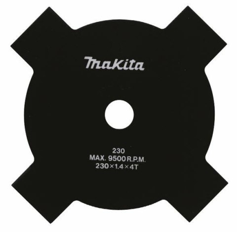 MAKITA NÓŻ TNĄCY 4-ZĘBNY 230x4Tx25,4 MAKITA NÓŻ TNĄCY 4-ZĘBNY 230x4Tx25,4
