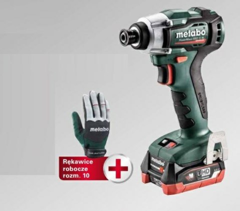 METABO ZAKRĘTARKA UDAROWA POWERMAXX SSD 12 BL 140Nm 2x4,0Ah LIHD METABOX METABO ZAKRĘTARKA UDAROWA POWERMAXX SSD 12 BL 140Nm 2x4,0Ah LIHD METABOX