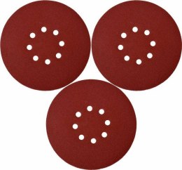 YATO KRĄŻEK ŚCIERNY SAMOPRZYCZEPNY 225mm gr. 60 8-OTWORÓW /3szt.
