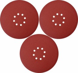YATO KRĄŻEK ŚCIERNY SAMOPRZYCZEPNY 225mm gr. 80 8-OTWORÓW /3szt.