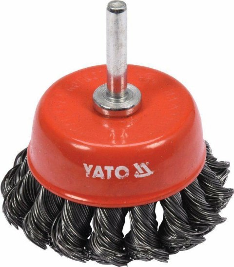 YATO SZCZOTKA DOCZOŁOWA Z TRZPIENIEM 65mm YATO SZCZOTKA DOCZOŁOWA Z TRZPIENIEM 65mm