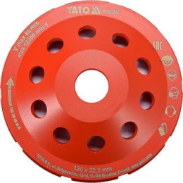 YATO TARCZA D.TAL.SZLIF. 125x22,2mm...