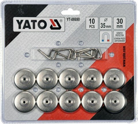 YATO ZESTAW HACZYKÓW MAGNETYCZNYCH 10szt. YATO ZESTAW HACZYKÓW MAGNETYCZNYCH 10szt.