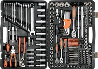 STHOR ZESTAW KLUCZY 225el 1/2"/3/8"/1/4" ....