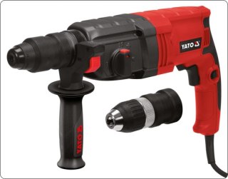 YATO MŁOTOWIERTARKA SDS+ 850W 82122 + GŁOWICA 3,3J.