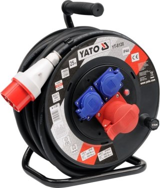 YATO PRZEDŁUŻACZ 25m/5x2,5mm SIŁOWY 8120