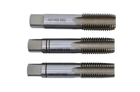 AWTOOLS GWINTOWNIK M2 HSS M20x2,50 kpl.3szt. BLACK LINE