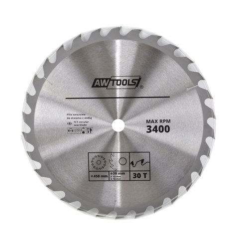 AWTOOLS PIŁA TARCZOWA WIDIOWA 300x30x24z