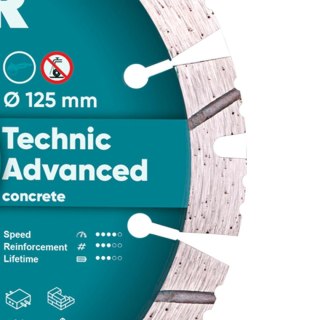 DISTAR TARCZA DIAMENTOWA TECHNIC ADVANCED 125 x 2,2/1,4 x 11 x 22,23