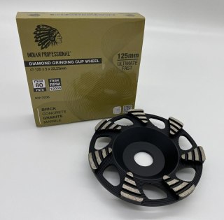 TARCZA DIAMENTOWA DO SZLIFOWANIA BETONU 125mm ULTIMATE FAST INDIAN PROFESSIONAL