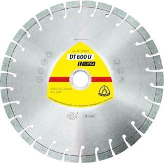 KLINGSPOR TARCZA DIAMENTOWA SEGMENTOWA 230mm x 2,6mm x 22,2mm DT600U BETON ZBROJONY, KRÓTKI ZĄB(20mm).