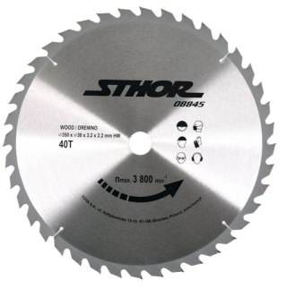 STHOR PIŁA TARCZOWA WIDIOWA 350x30x40z