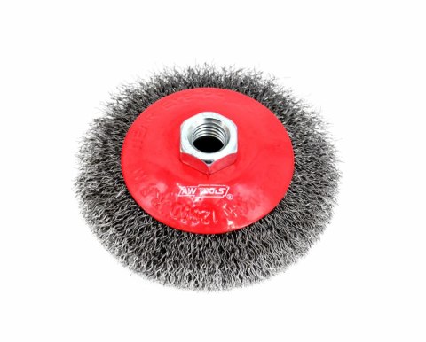 AWTOOLS SZCZOTKA STOŻKOWA 125mm M14 AWTOOLS SZCZOTKA STOŻKOWA 125mm M14