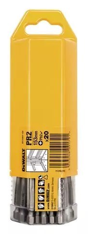 DEWALT KOŃCÓWKA PH2 G-K 153mm DO DCF620x /20szt. DEWALT KOŃCÓWKA PH2 G-K 153mm DO DCF620x /20szt.