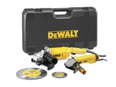 DEWALT ZESTAW SZLIFIEREK KĄTOWYCH 230+125mm (DWE492+DWE4207) +TARCZE DT3711, DT3731 KUFER DEWALT ZESTAW SZLIFIEREK KĄTOWYCH 230+125mm (DWE492+DWE4207) +TARCZE DT3711, DT3731 KUFER