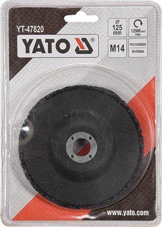 YATO ŚCIERNICA TARCZOWA 125 x 22,2 WŁÓKNINA YATO ŚCIERNICA TARCZOWA 125 x 22,2 WŁÓKNINA