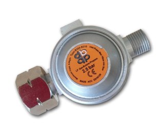 BRADAS REDUKTOR GAZ.WYSOKIEGO CIŚ.2,5bar 8kg/.h GZ 3/8"