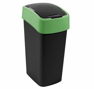 CURVER KOSZ NA ŚMIECI "FLIP BIN" 45L /CZARNY/ ZIELONY