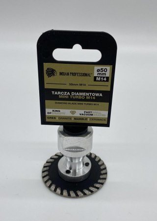 TARCZA DIAMENTOWA DO PODCINANIA 50mm M14 MINI TURBO /INDIAN PROFESSIONAL