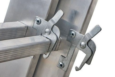 AWTOOLS DRABINA ALUMINIOWA 2x9 150KG WIELOFUNKCYJNA 2-CZĘŚCIOWA