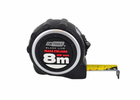 AWTOOLS MIARA ZWIJANA ABS TPR 8m/ 25mm AWTOOLS MIARA ZWIJANA ABS TPR 8m/ 25mm