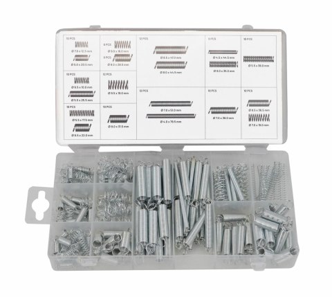 AWTOOLS SPRĘŻYNKI 200szt. MIX AWTOOLS SPRĘŻYNKI 200szt. MIX