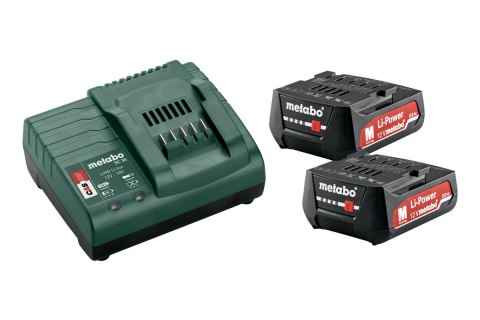 METABO AKUMULATOR 12V 2,0 x2 +ŁAD. SC 30 METABO AKUMULATOR 12V 2,0 x2 +ŁAD. SC 30