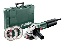 METABO SZLIFIERKA KĄT.125 /WEQ 1400-125 +2 TARCZE DIAMENTOWE WALIZKA