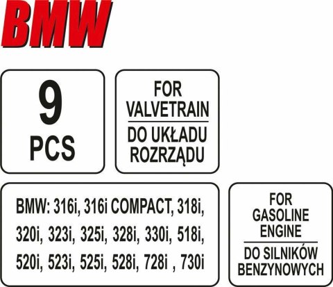 YATO BLOKADA ROZRZĄDU BMW VANOS 9el. YATO BLOKADA ROZRZĄDU BMW VANOS 9el.