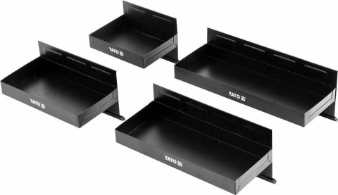 YATO ZESTAW PÓŁEK MAGNETYCZNYCH 4szt. YATO ZESTAW PÓŁEK MAGNETYCZNYCH 4szt.