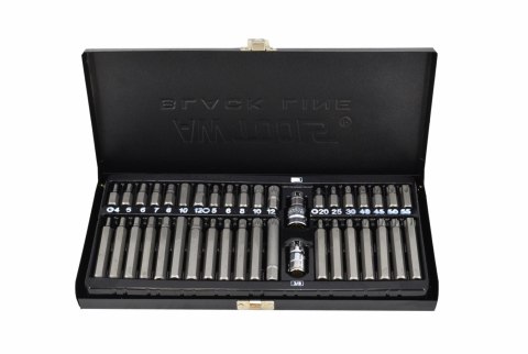 AWTOOLS KOŃCÓWKI HEX / TORX / SPLINE KOMPLET 40 CZĘŚCI BL AWTOOLS KOŃCÓWKI HEX / TORX / SPLINE KOMPLET 40 CZĘŚCI BL