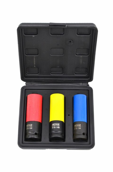 AWTOOLS ZESTAW NASADEK DO FELG ALUMINIOWYCH KOMPLET 17-19-21mm 3szt. AWTOOLS ZESTAW NASADEK DO FELG ALUMINIOWYCH KOMPLET 17-19-21mm 3szt.
