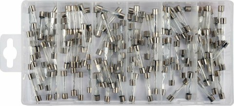 YATO BEZPIECZNIKI SZKLANE 6X30mm MIX 120el. YATO BEZPIECZNIKI SZKLANE 6X30mm MIX 120el.