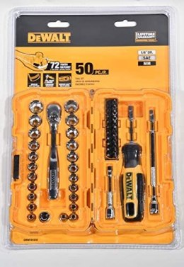 DEWALT ZESTAW KLUCZY 50el. 1/4