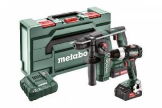 METABO ZESTAW COMBO 18V 2.5.2 (BS 18 LT BL + BH 18 LTX BL) 2,0+4,0Ah +METABOX